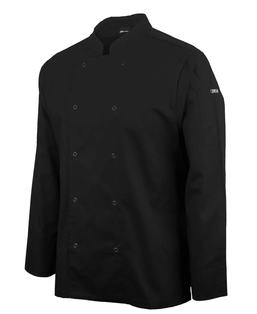 JB'S Long Sleeve Snap Button Chef's Jacket 5CJL - City Workwear
